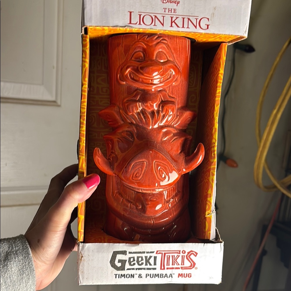 The Lion King Timon & Pumbaa Mug - Orange